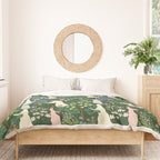 Ladies working in the garden Duvet Cover Gallery Image 3
