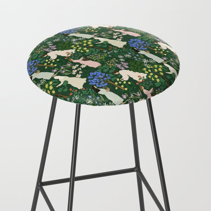 Ladies working in the garden Stool Gallery Image 2