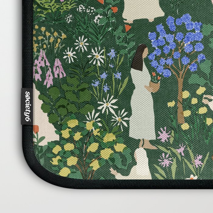 Ladies working in the garden Laptop Sleeve Gallery Image 3