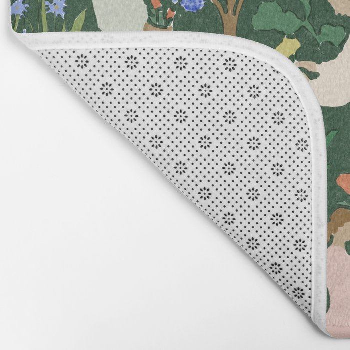 Ladies working in the garden Bath Mat Gallery Image 2