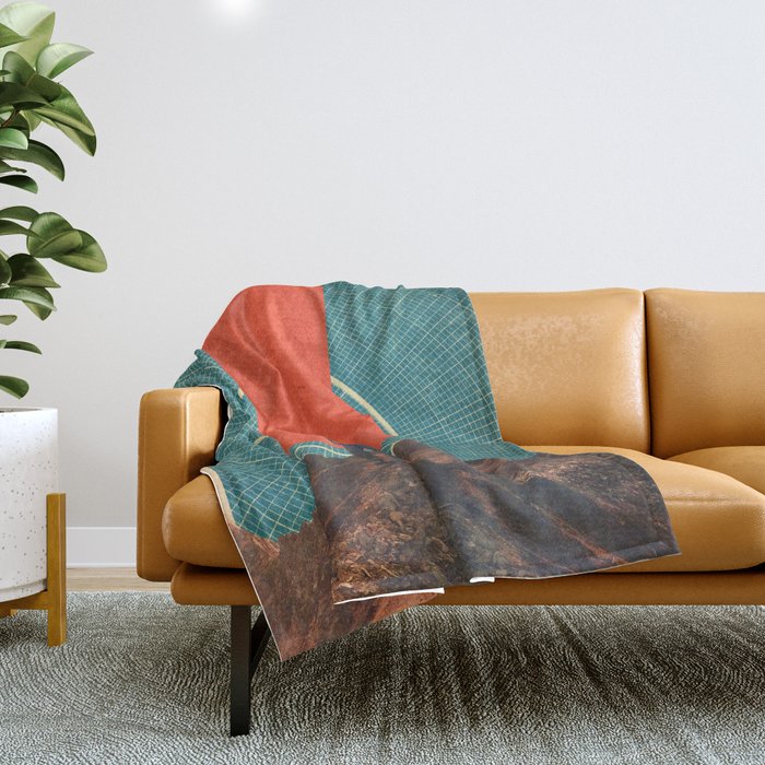 The only Compass is Observance Throw Blanket Gallery Image 1