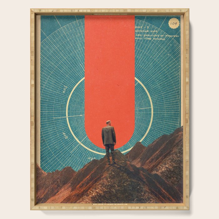 The only Compass is Observance Serving Tray Gallery Image 1