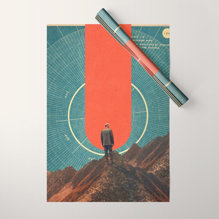 The only Compass is Observance Wrapping Paper Gallery Image 1