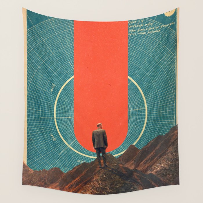 The only Compass is Observance Wall Tapestry Gallery Image 4