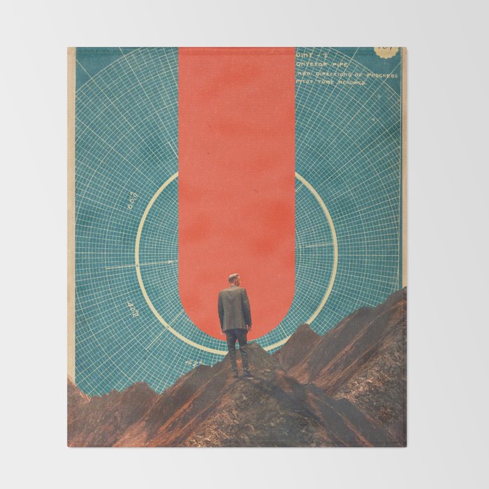 The only Compass is Observance Throw Blanket Gallery Image 2