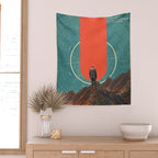 The only Compass is Observance Wall Tapestry Gallery Image 2