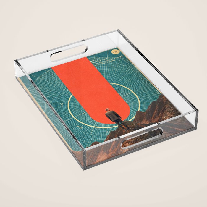The only Compass is Observance Acrylic Tray Gallery Image 1