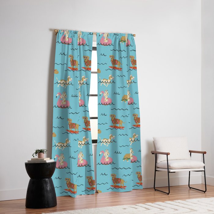 Dog Days of Summer Window Curtain Gallery Image 2