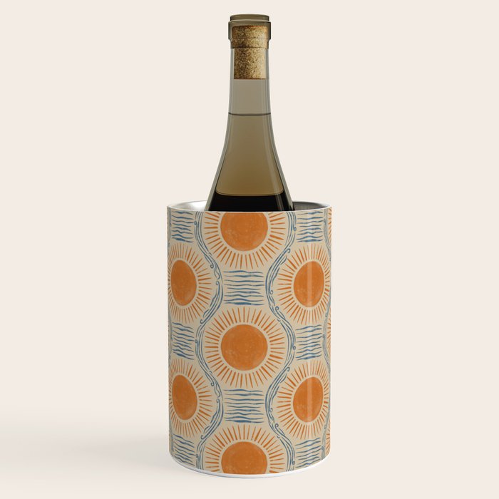 Boho Sun and Sea Vintage Ogee Wine Chiller Gallery Image 2