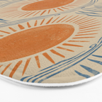 Boho Sun and Sea Vintage Ogee Bath Mat Gallery Image 3