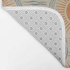 Boho Sun and Sea Vintage Ogee Bath Mat Gallery Image 2