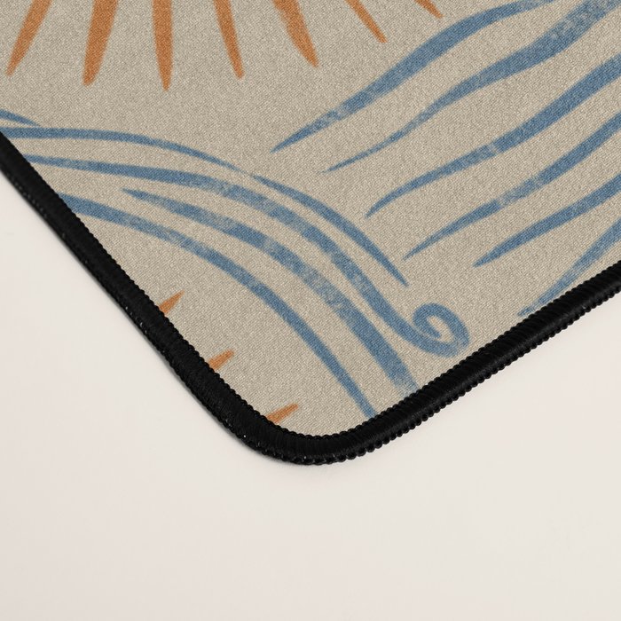 Boho Sun and Sea Vintage Ogee Desk Mat Gallery Image 4