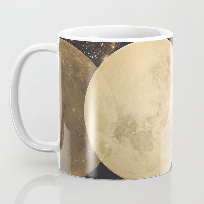 Gold Moon Phases Coffee Mug Gallery Image 3