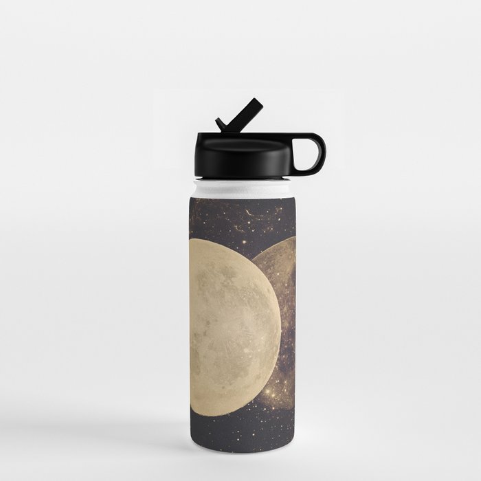 Gold Moon Phases Water Bottle Gallery Image 1