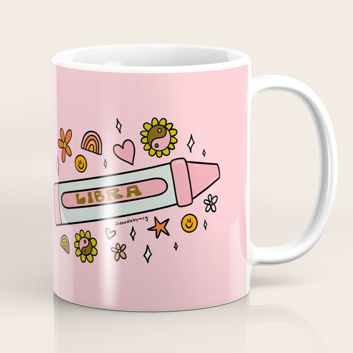 Libra Crayon Coffee Mug Gallery Image 1