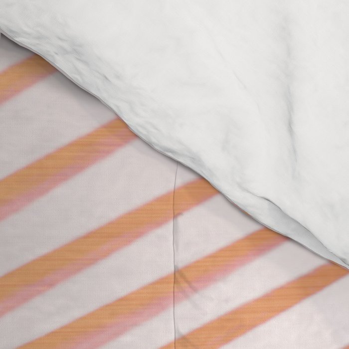 Palm leaf - copper pink Comforter Gallery Image 4