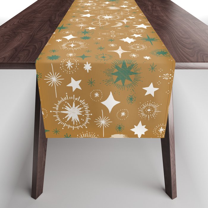 Stellar modern shapes A Table Runner Gallery Image 1