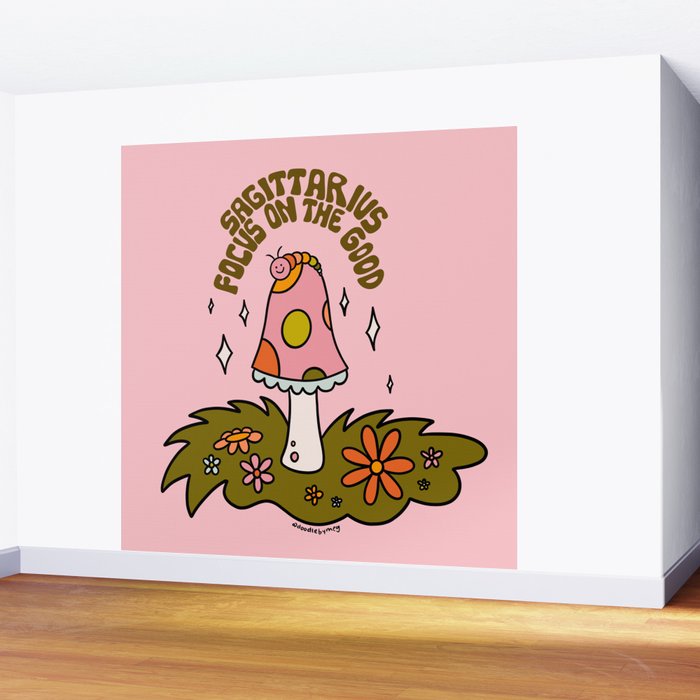 Sagittarius Caterpillar Wall Mural Gallery Image 2