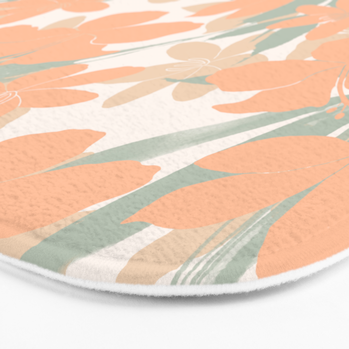 Flowery tropical sweet PC Bath Mat Gallery Image 3