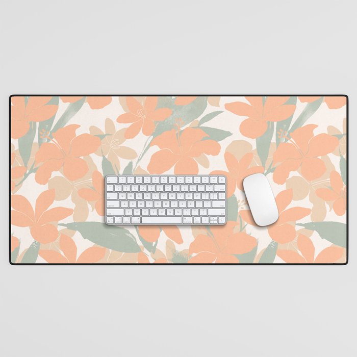 Flowery tropical sweet PC Desk Mat Gallery Image 1