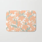 Flowery tropical sweet PC Bath Mat Gallery Image 1