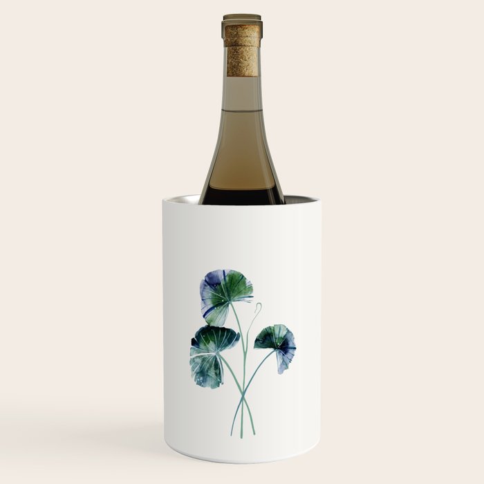 Water lily leaves Wine Chiller Gallery Image 1