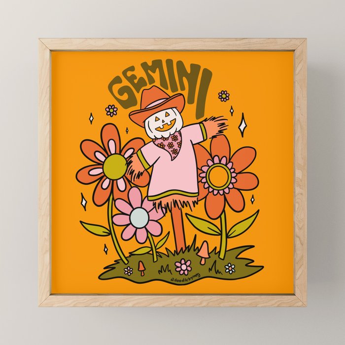 Gemini Scarecrow Mini Art Print Gallery Image 1