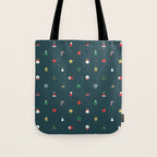 Geometric christmas decoration pattern Tote Bag Gallery Image 1