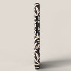 Black and White Leaves 2  iPhone Case Gallery Image 2