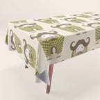 Whimsical Cape Buffalo Tablecloth Gallery Image 1