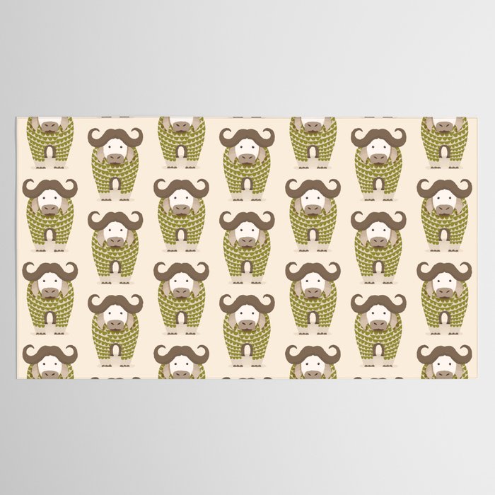 Whimsical Cape Buffalo Tablecloth Gallery Image 2