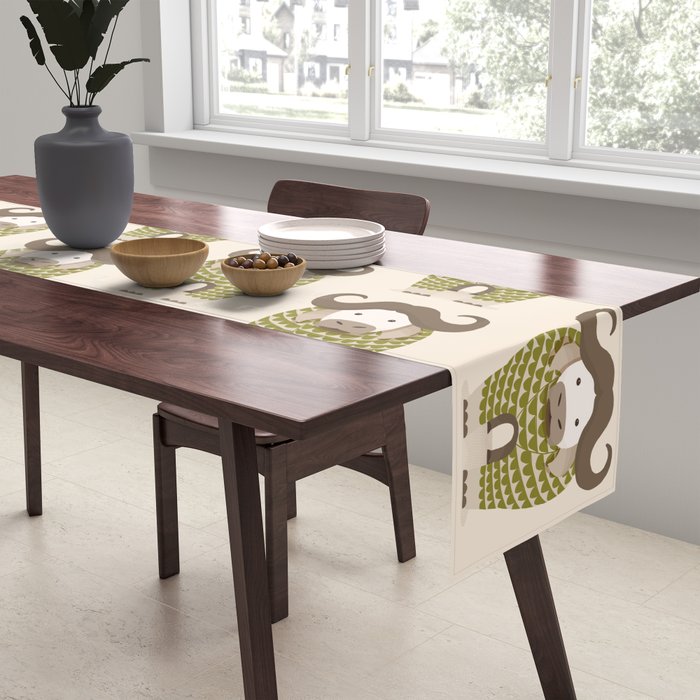 Whimsical Cape Buffalo Table Runner Gallery Image 2