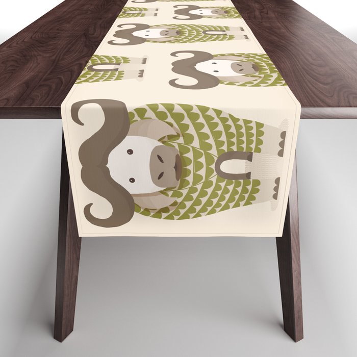 Whimsical Cape Buffalo Table Runner Gallery Image 1