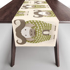 Whimsical Cape Buffalo Table Runner Gallery Image 1