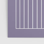Minimal Arch XXXII Lavender Purple Modern Geometric Lines Poster Gallery Image 3
