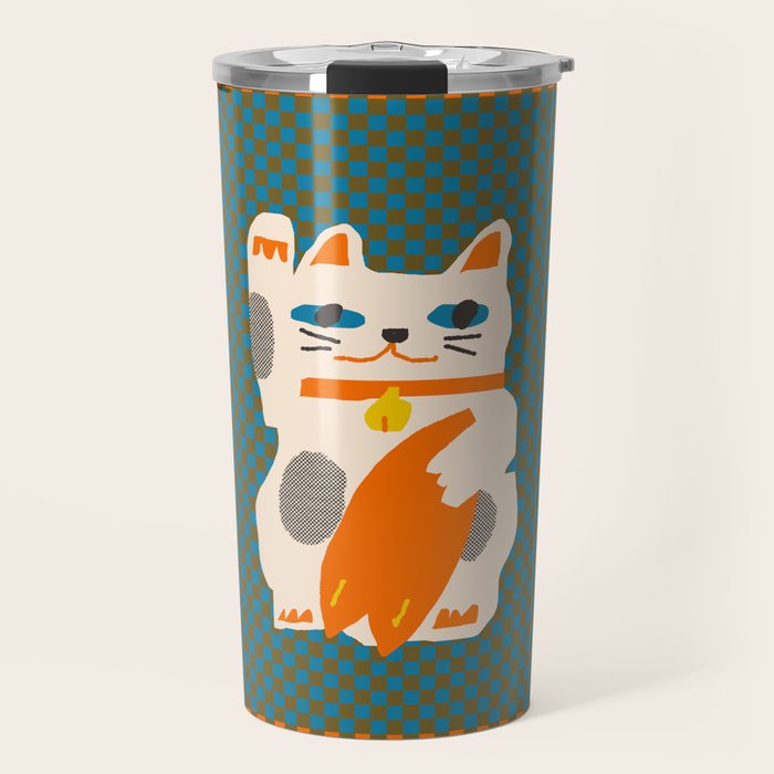 Catch the Lucky Wave 01 Travel Mug Gallery Image 1