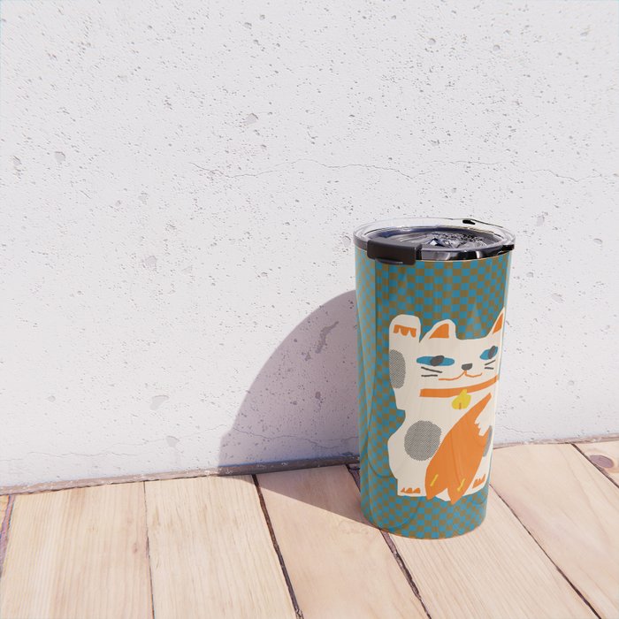 Catch the Lucky Wave 01 Travel Mug Gallery Image 4