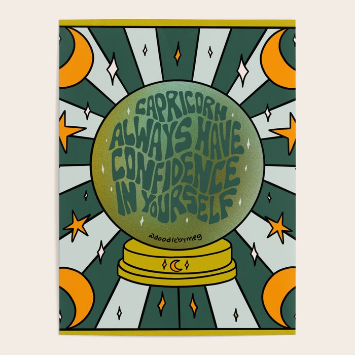 Capricorn Crystal Ball Poster Gallery Image 1