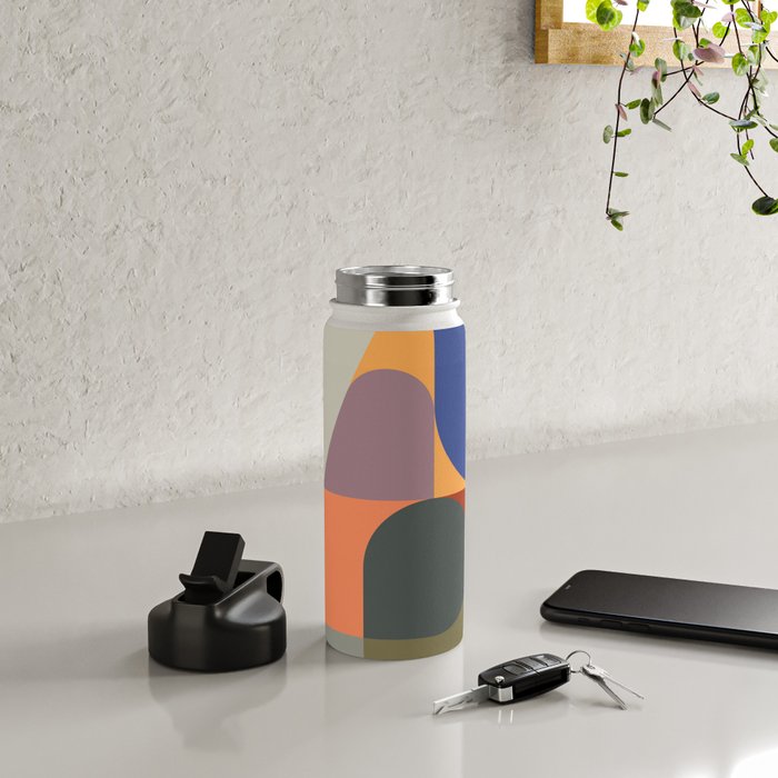 Modern Abstraction 14 Water Bottle Gallery Image 4