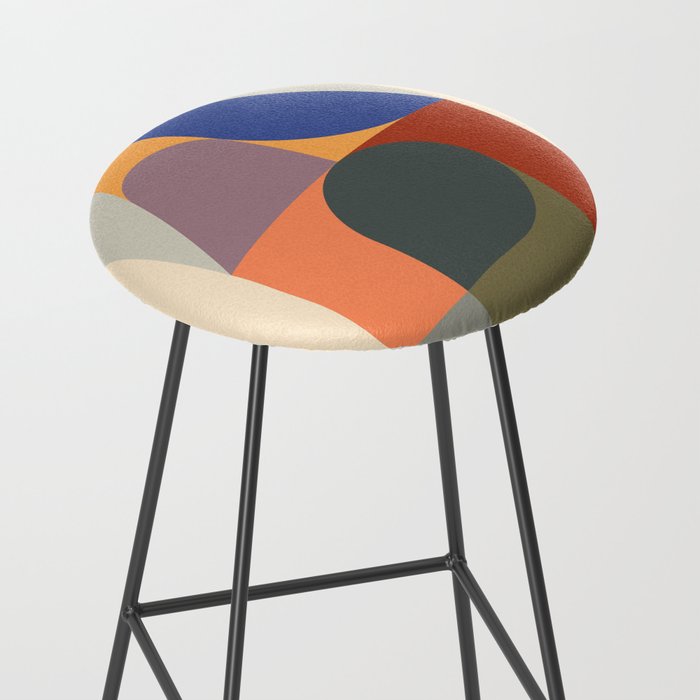 Modern Abstraction 14 Stool Gallery Image 2