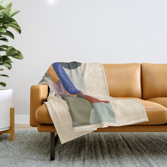 Modern Abstraction 14 Throw Blanket Gallery Image 1