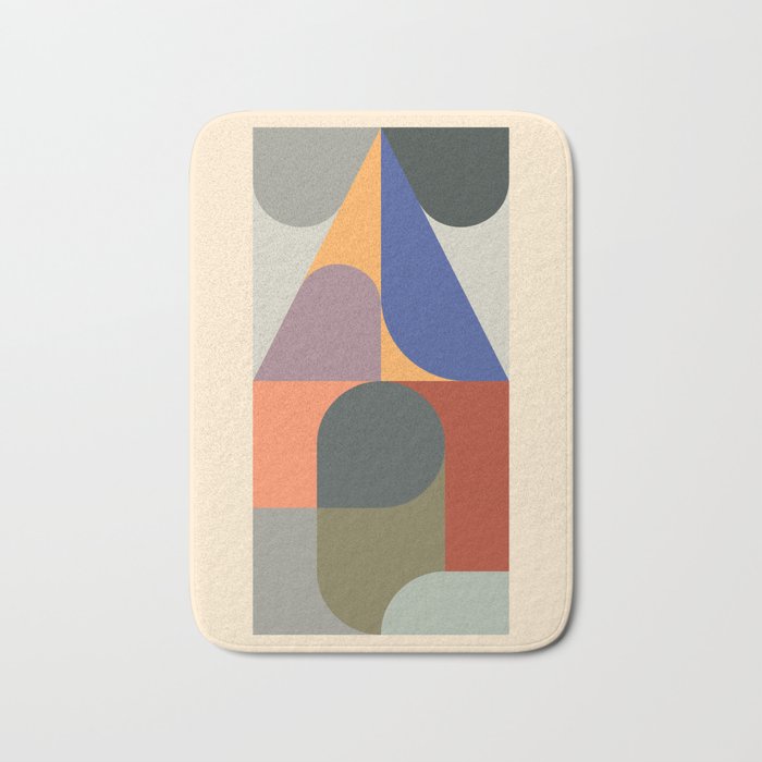 Modern Abstraction 14 Bath Mat Gallery Image 1