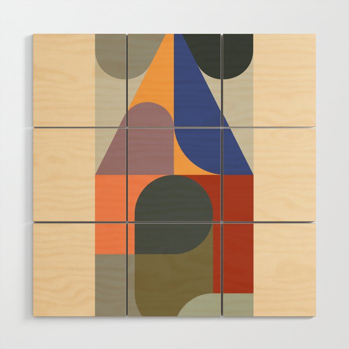 Modern Abstraction 14 Wood Wall Art Gallery Image 1