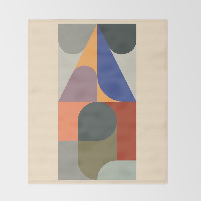 Modern Abstraction 14 Throw Blanket Gallery Image 2