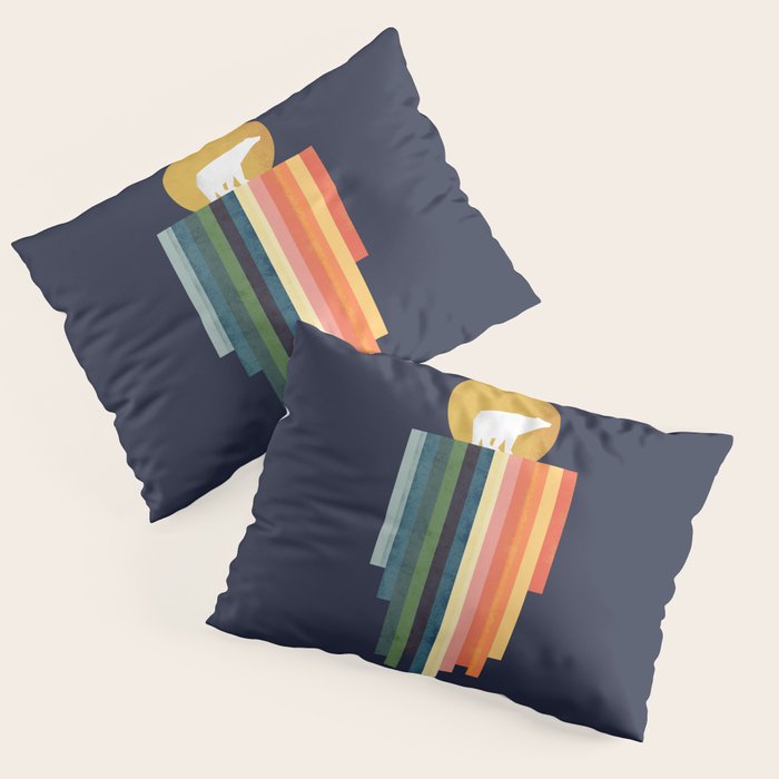 Polar bear on ice cream Pillow Sham Gallery Image 1