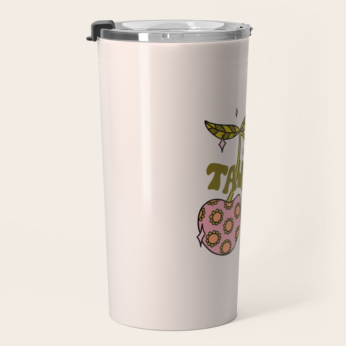 Taurus Cherries Travel Mug Gallery Image 3