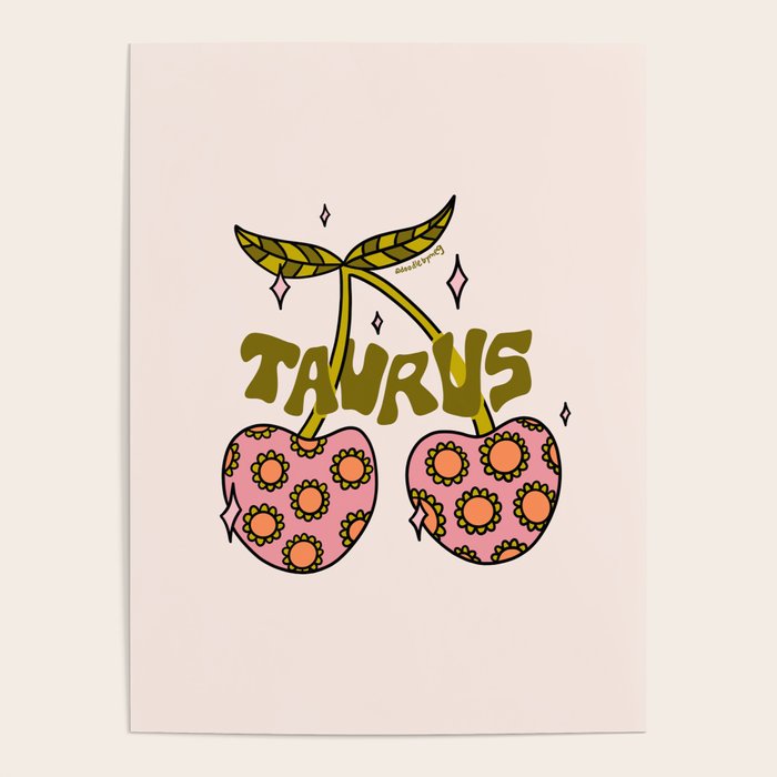 Taurus Cherries Poster Gallery Image 1