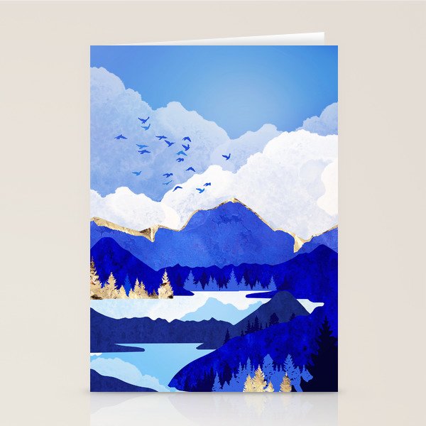 Blue Lake Stationery Card Gallery Image 2