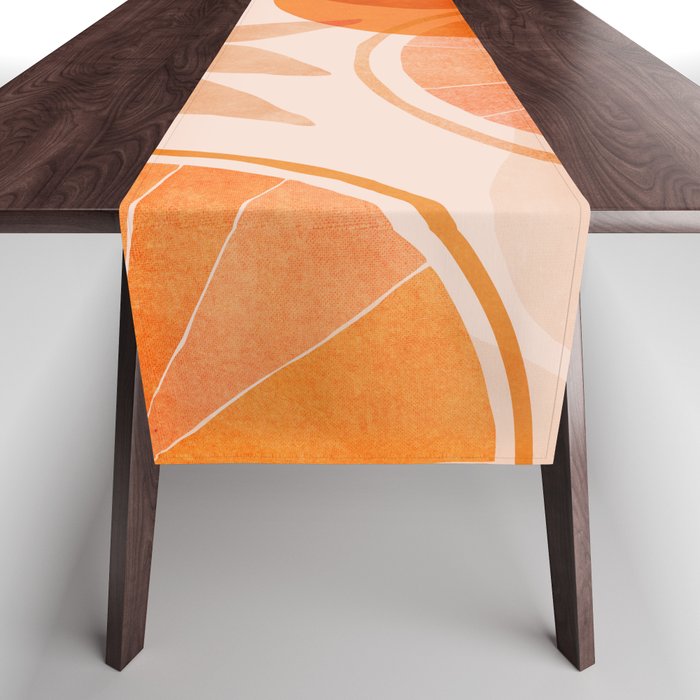 Sweet Orange Citrus Collage Table Runner Gallery Image 1