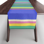 Folk abstract pattern #5 Table Runner Gallery Image 1